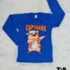 CAMISETA DE ALGODON PEINADO DOBLE ESTAMPA