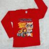 CAMISETA DE ALGODON PEINADO DOBLE ESTAMPA