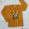 CAMISETA DE ALGODON PEINADO DOBLE ESTAMPA