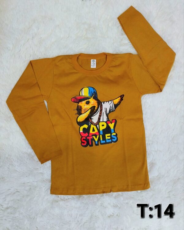 CAMISETA DE ALGODON PEINADO DOBLE ESTAMPA
